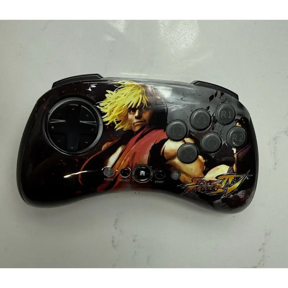 Street Fighter IV MadCatz FightPad Blanka & Ken Controllers(2) Playstation 3 PS3